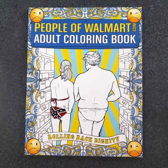 People of Walmart adult coloring book- Funny - Picture 1 of 4